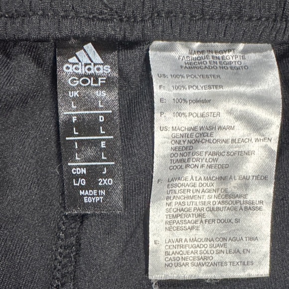 Adidas Black Shorts with Blue Accents - Picture 5 of 5